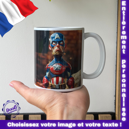 Mug caricature super-héros  325ml