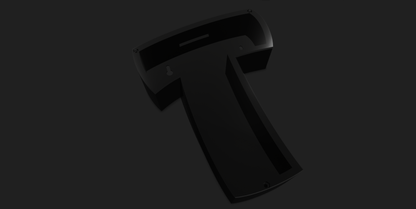 Tirelire lettre T ( Petite ≈ 15cm H )